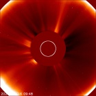 Latest LASCO C2 image of the Sun