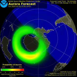 Current Southern hemispheric power input map