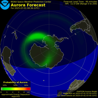 Current Southern hemispheric power input map