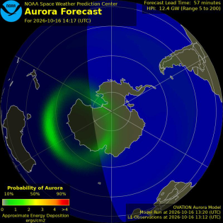 Current Southern hemispheric power input map