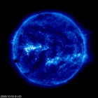 Click for time-lapse image of the sun